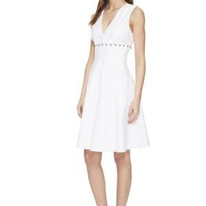 Prabal Gurung A-Line Poplin Fit and Flair Dress